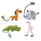 Realistic Animal Plush Dog Toy Squeaky Chew Toy For Puppies Interactively Pet