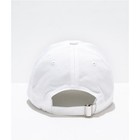 Zero Skateboards Hat Single Skull Dad Strapback White