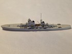 Italian Heavy Cruiser Pola Painted 1942 1 1250 Scale Model Vintage 