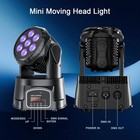 2pcs 7x10w Stage Led Light Moving Head Light Mini Moving Wash Effect Light
