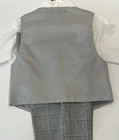 Toddler Boy Dress Outfit 4t Suit Pants Collared Shirt Vest Tie 4 Pc Set New