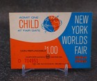 1964-65 New York World s Fair Child s Admission Tickets - Lot Of 50 - Unused
