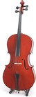 Cecilio Cello - Musical Instrument For Kids   Adults W bow  Stand  Bag - Natural