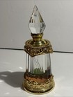 Vintage Rainbow Iridescent Reflective Perfume Bottle With Wooden Box