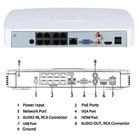 Dahua Nvr4108-8p-4ks3 4k 8ch Nvr Smd 12mp 1hdd 8poe Network Video Recorder Usa