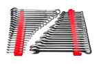 Ernst Manufacturing 5412 Modular Wrench Rack Organizer  40 Tool  Red - Usa Made