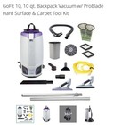 Proteam Gofit 10 Hepa W  Problade Carpet Floor Tool Kit New