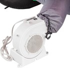 Christmas Masters 7 5 Ft Long Inflatable Santa Claus Riding Motorcycle With Hand