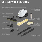 K  rcher Sc 3 Easyfix  Multi-purpose Steam Cleaner With Attachments - New