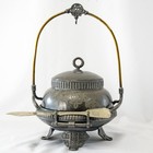 Victorian Aesthetic Movement Meriden Silver Plate Butter Dish Circa 1870