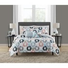8 Piece Twin Bed In A Bag Comforter Set W  Sheets Machine Washable Reversible Us