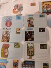 Great Britain Mint Lot Of 17 Christmas Air Letters From 1970 -1990