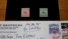 143l1 2 Dollar   143l2 4 Dollar Pony Express Stamps With Orig Envelope Va Estate