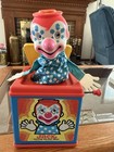 Jack In The Music Box Clown Jack-in-the-box Toy Blue red Box