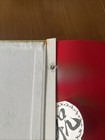 Vtg Beautiful Asian Scrapbook Photo Album With Symbolic Red Cranes  13 x13  Nos