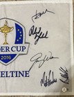 2016 Ryder Cup Hazeltine Signed Usa Team Flag  Beckett Full Letter