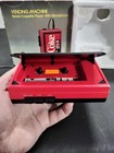 Vintage Coke Vending Machine Stereo Cassette Player With Headphones Coca Cola 