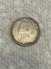 1887 Canadian 10 Cents Silver Coin Ungraded But Looks Decent