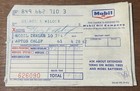 Vintage 1960-1962 Gas Station oil Receipts  Chevron mobil shell standard texaco