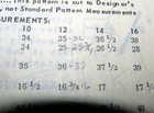  rare Vtg 1950sevening  Dress Jo Copeland Designer Spadea Sewing Pattern Bust 36