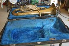 Yamaha Yep-321 - 4 Valve Euphonium With Case For Parts Needs Work Low Number