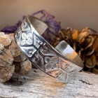 New Pewter Celtic Cuff Bracelet Irish Scottish Medieval Bangle