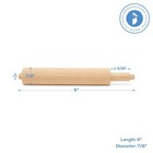 Spring-loaded Toilet Paper Holder Replacement Rod 5-inch  Wooden   Woodpeckers