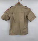 Boy Scouts Of America Cub Scout Uniform Shirt Polyester Blend Youth Small