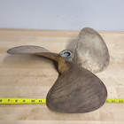 Federal Brass 3 Blade Boat Propeller 18rh22   18x22rh  1-1 4 - 1  Taper Shaft