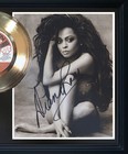 Diana Ross  love Hangover  Framed Gold Record Reproduction Signatures