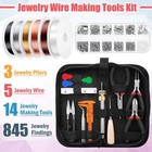 Wire Wrapping For Jewelry Making  Repair And Beading Supplies Kit With Tools
