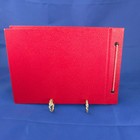 Vintage Photo Album No  330 Red Photographs Scrapbook Nos