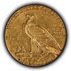 1913  2 50 Indian Head Gold Quarter Eagle - Authentic Us Coin - Sku-g5687