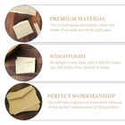 100pcs Vintage Kraft Envelopes Blank Envelopes Mini Note Mini Envelopes