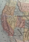Geo  F  Cram 1888 Antique Original Map Of The United States 