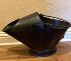 Black Metal Coal Scuttle Bucket 