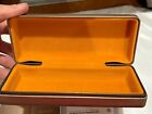 Bvlgari Gold Hard Clamshell Eyeglasses Sunglasses Case Cloth Card New