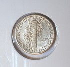 1944-d   Mercury Dime   Choice Bu   Brilliant Unc    Ms   Full Bands