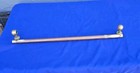 Antique Brass Hand Rail Airer Drier Towel Door Pull Old Vintage Handrail 30 25 w