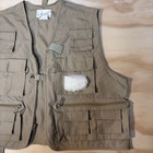 Ausable Men s Large Fly Fishing Vest Khaki Tan Utility Multi Pocket Cargo Fish