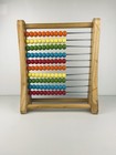 Wooden Abacus Kids Counting Toy Learning Tool With 10 Rows Of 10 Beads Each