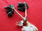 Native American Indian  deer Toe  Dance Wand  Ceremonial Rattle   Co-0326 097