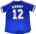 Thierry Henry Signed France World Cup 1998 Jersey Beckett Coa