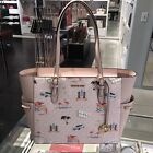 Michael Kors Gilly Large Drawstring Tote  Handbag Light Powder Blush Pink Mk