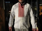 Handmade  Vintage Antique Embroidery Folk Peasant Ukrainian Ethno Dressshirt men