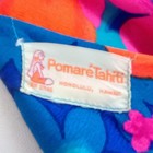 Vtg Hawaiian Kaftan By Pomare  Tahiti Honolulu W hawaiian Music Cd Included