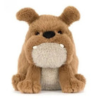 Jelly Derrek Dog Soft Plush Toy Brown Stuffed Animal Doll 23cm Cat Dust Bag