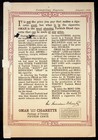 Vintage 1914 Omar Turkish Blend Cigarettes Print Ad Cosmopolitan Magazine