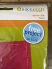 Accuquilt Go  Fabric Cutting Die Value Die Cuts Four Shapes  55018