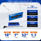 Snow Joe 2 Pack Windshield Ice Scraper  Car Window Snow Removal Broom For Winter